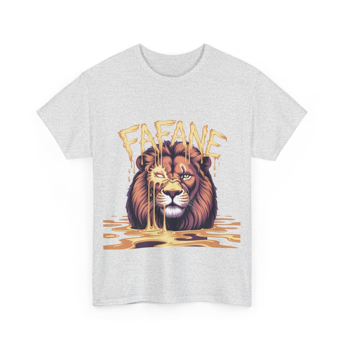 Majestic Lion Graphic Tee | Unisex Heavy Cotton Shirt, Animal Lover Gift, Unique Casual Wear, Streetwear, Graphic T-Shirt