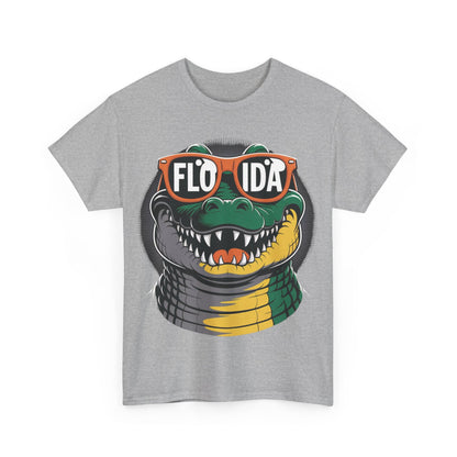 Florida Alligator Graphic Tee | Unisex Cotton Shirt, Summer Casual Wear, Gift for Florida Lovers, Beach Vibes, Fun Souvenir