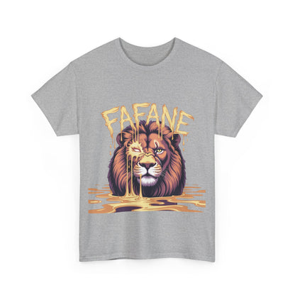 Majestic Lion Graphic Tee | Unisex Heavy Cotton Shirt, Animal Lover Gift, Unique Casual Wear, Streetwear, Graphic T-Shirt