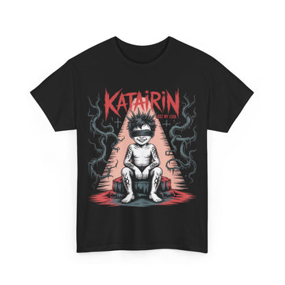 Katairin Heavy Cotton Tee | Unisex Graphic T-Shirt, Gothic Style Apparel, Alternative Fashion, Casual Wear, Unique Gift Idea