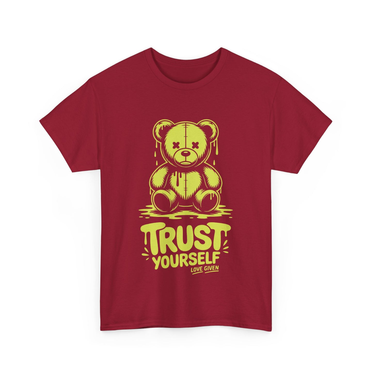 Trust Yourself Unisex Heavy Cotton Tee, Motivational Graphic T-Shirt, Casual Wear, Self-Love Gift, Inspirational Apparel