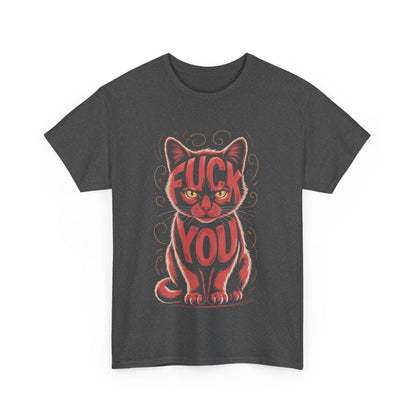 Sassy Cat Tee - Unisex Heavy Cotton Tee, Funny Cat Shirt, Humor Tee, Pet Lover Gift, Unique Graphic T-Shirt, Be Yourself Shirt