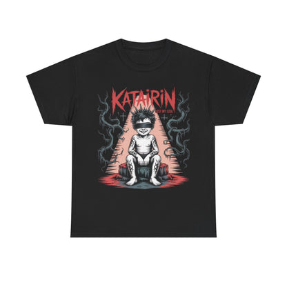 Katairin Heavy Cotton Tee | Unisex Graphic T-Shirt, Gothic Style Apparel, Alternative Fashion, Casual Wear, Unique Gift Idea