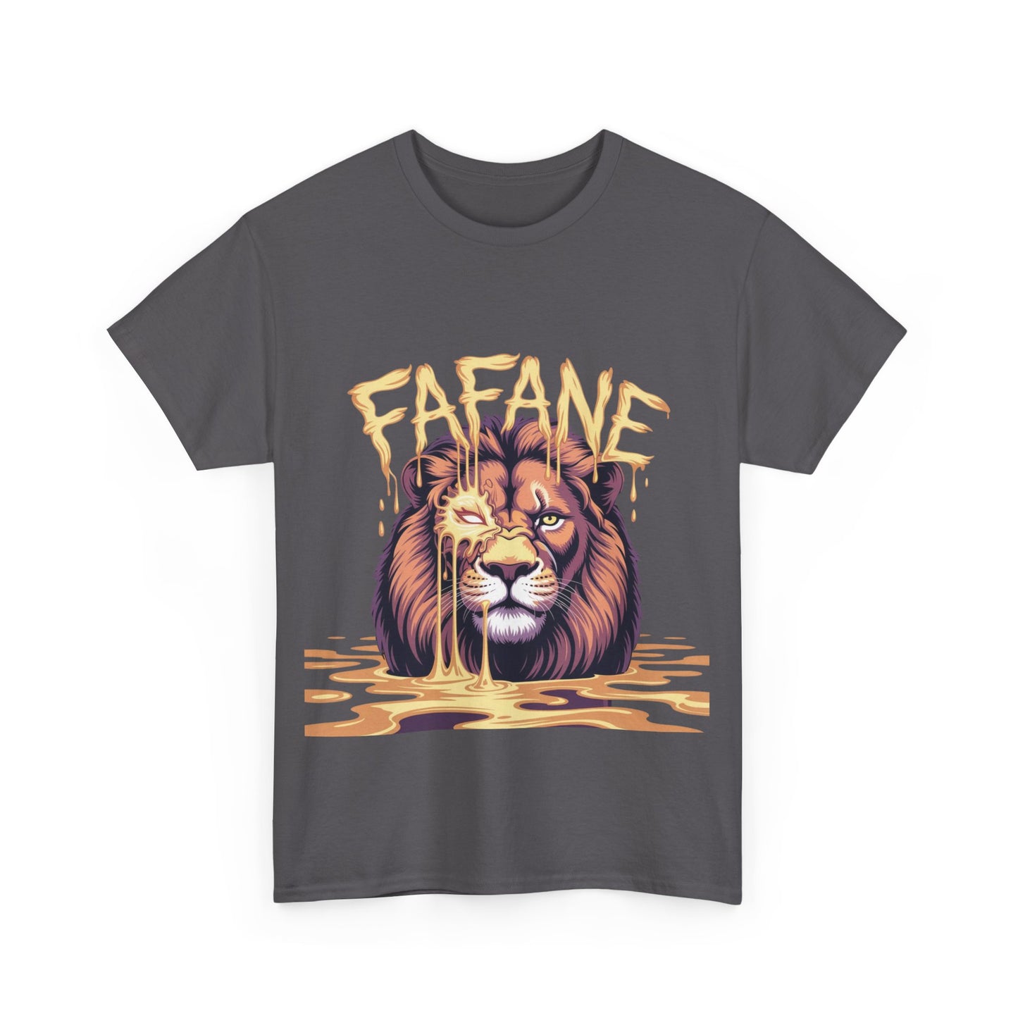 Majestic Lion Graphic Tee | Unisex Heavy Cotton Shirt, Animal Lover Gift, Unique Casual Wear, Streetwear, Graphic T-Shirt