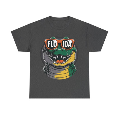 Florida Alligator Graphic Tee | Unisex Cotton Shirt, Summer Casual Wear, Gift for Florida Lovers, Beach Vibes, Fun Souvenir