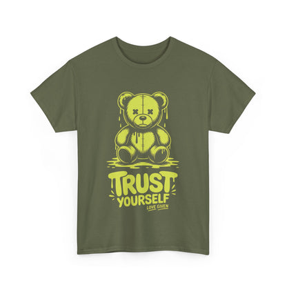 Trust Yourself Unisex Heavy Cotton Tee, Motivational Graphic T-Shirt, Casual Wear, Self-Love Gift, Inspirational Apparel