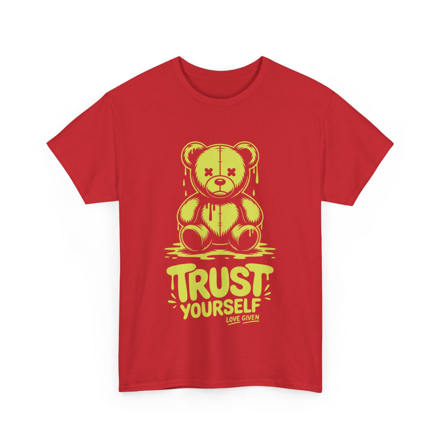 Trust Yourself Unisex Heavy Cotton Tee, Motivational Graphic T-Shirt, Casual Wear, Self-Love Gift, Inspirational Apparel