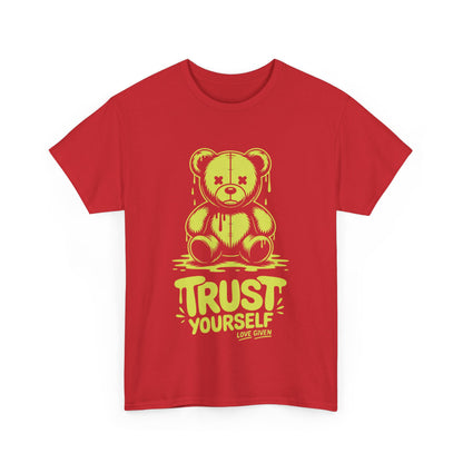 Trust Yourself Unisex Heavy Cotton Tee, Motivational Graphic T-Shirt, Casual Wear, Self-Love Gift, Inspirational Apparel