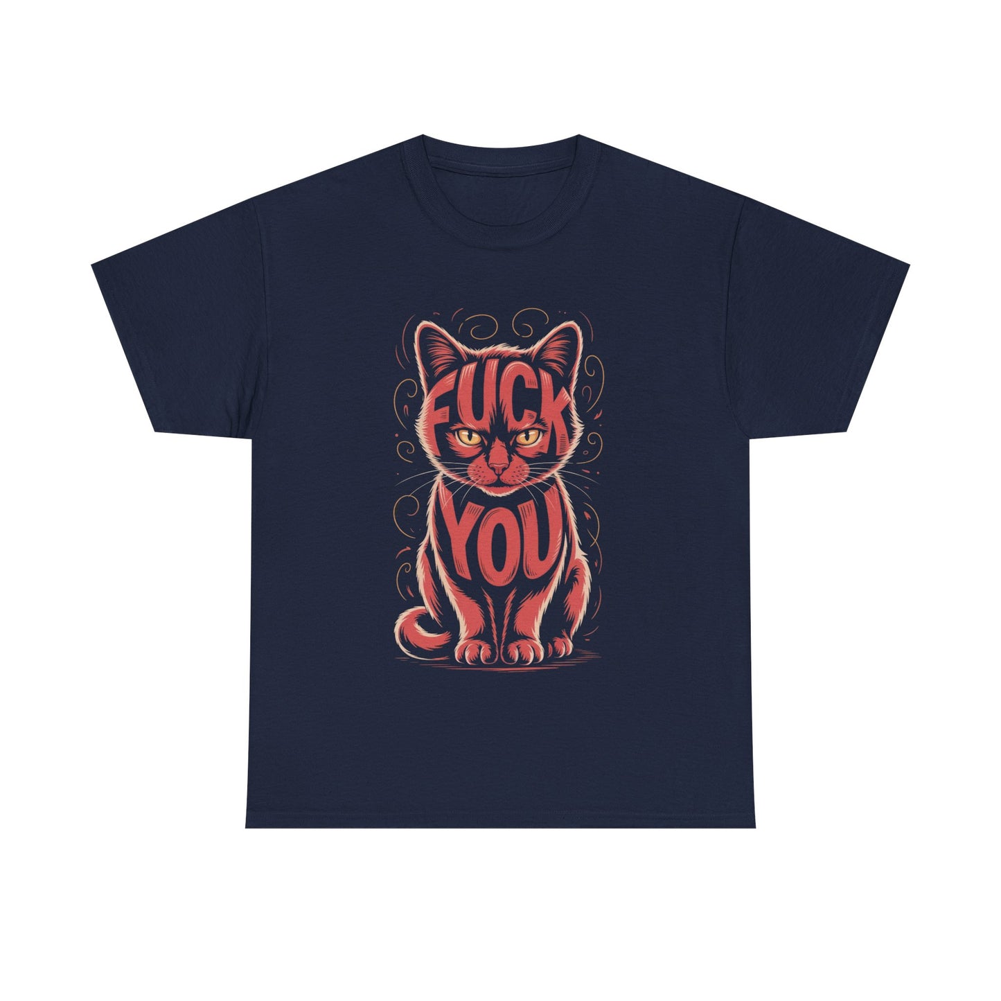 Sassy Cat Tee - Unisex Heavy Cotton Tee, Funny Cat Shirt, Humor Tee, Pet Lover Gift, Unique Graphic T-Shirt, Be Yourself Shirt