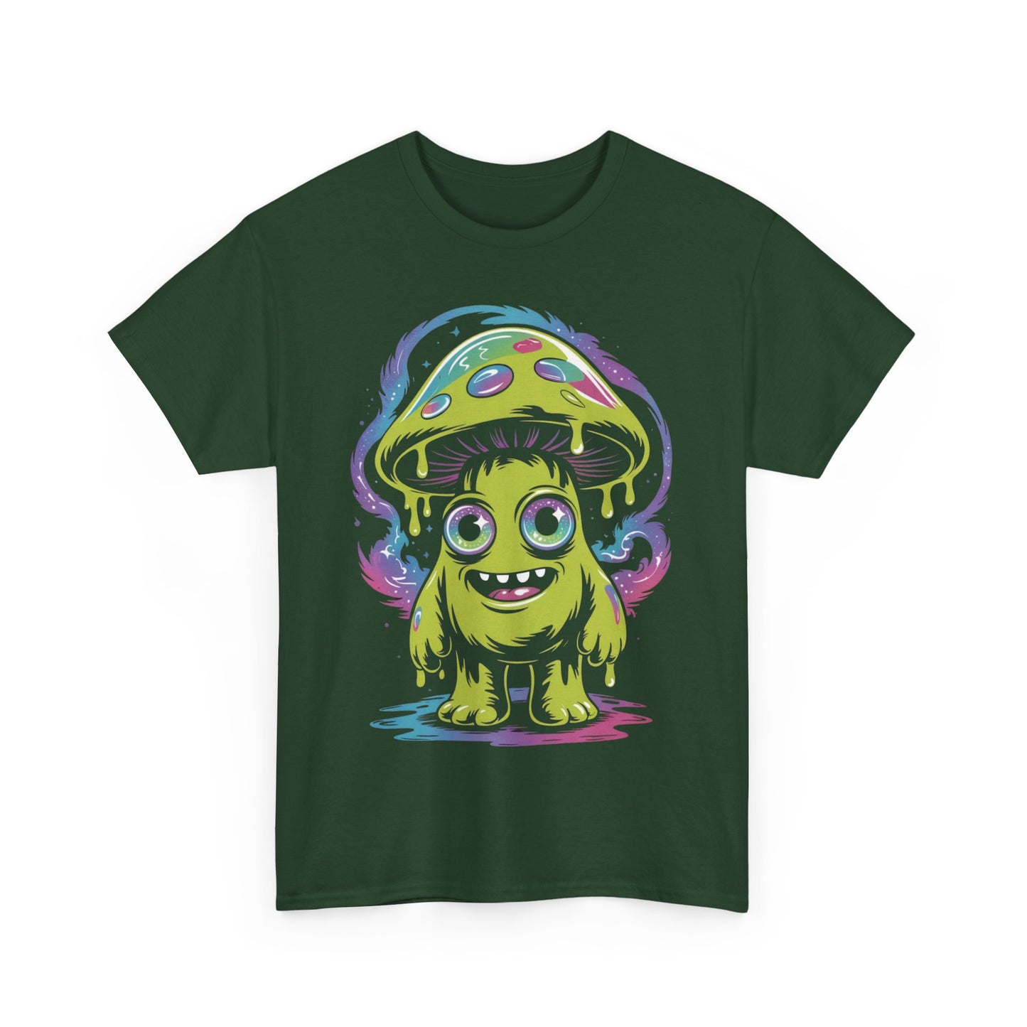 Glow-in-the-Dark Monster Tee, Quirky Graphic Shirt, Fun Gift for Kids, Halloween Costume, Streetwear Fashion