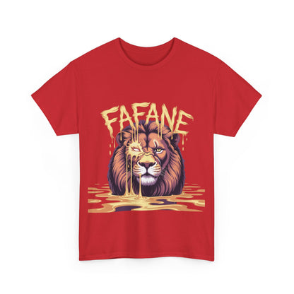 Majestic Lion Graphic Tee | Unisex Heavy Cotton Shirt, Animal Lover Gift, Unique Casual Wear, Streetwear, Graphic T-Shirt