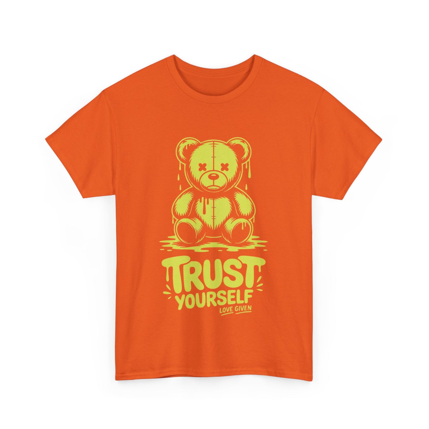 Trust Yourself Unisex Heavy Cotton Tee, Motivational Graphic T-Shirt, Casual Wear, Self-Love Gift, Inspirational Apparel