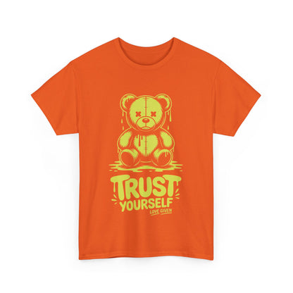 Trust Yourself Unisex Heavy Cotton Tee, Motivational Graphic T-Shirt, Casual Wear, Self-Love Gift, Inspirational Apparel