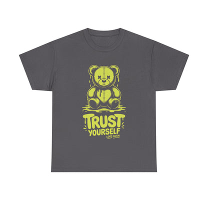 Trust Yourself Unisex Heavy Cotton Tee, Motivational Graphic T-Shirt, Casual Wear, Self-Love Gift, Inspirational Apparel