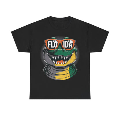 Florida Alligator Graphic Tee | Unisex Cotton Shirt, Summer Casual Wear, Gift for Florida Lovers, Beach Vibes, Fun Souvenir