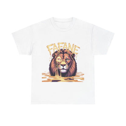 Majestic Lion Graphic Tee | Unisex Heavy Cotton Shirt, Animal Lover Gift, Unique Casual Wear, Streetwear, Graphic T-Shirt