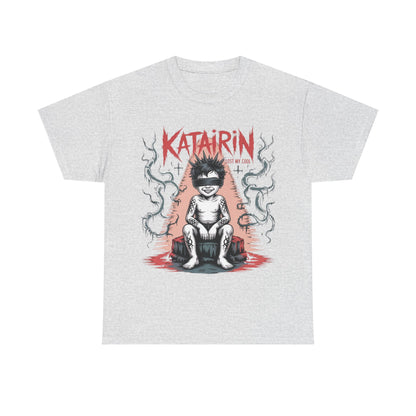 Katairin Heavy Cotton Tee | Unisex Graphic T-Shirt, Gothic Style Apparel, Alternative Fashion, Casual Wear, Unique Gift Idea