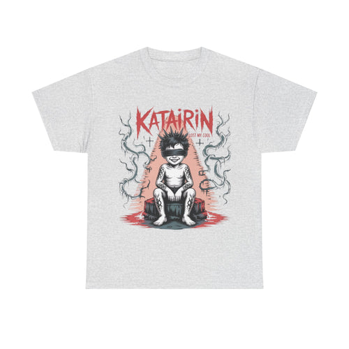 Katairin Heavy Cotton Tee | Unisex Graphic T-Shirt, Gothic Style Apparel, Alternative Fashion, Casual Wear, Unique Gift Idea