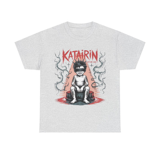 Katairin Heavy Cotton Tee | Unisex Graphic T-Shirt, Gothic Style Apparel, Alternative Fashion, Casual Wear, Unique Gift Idea