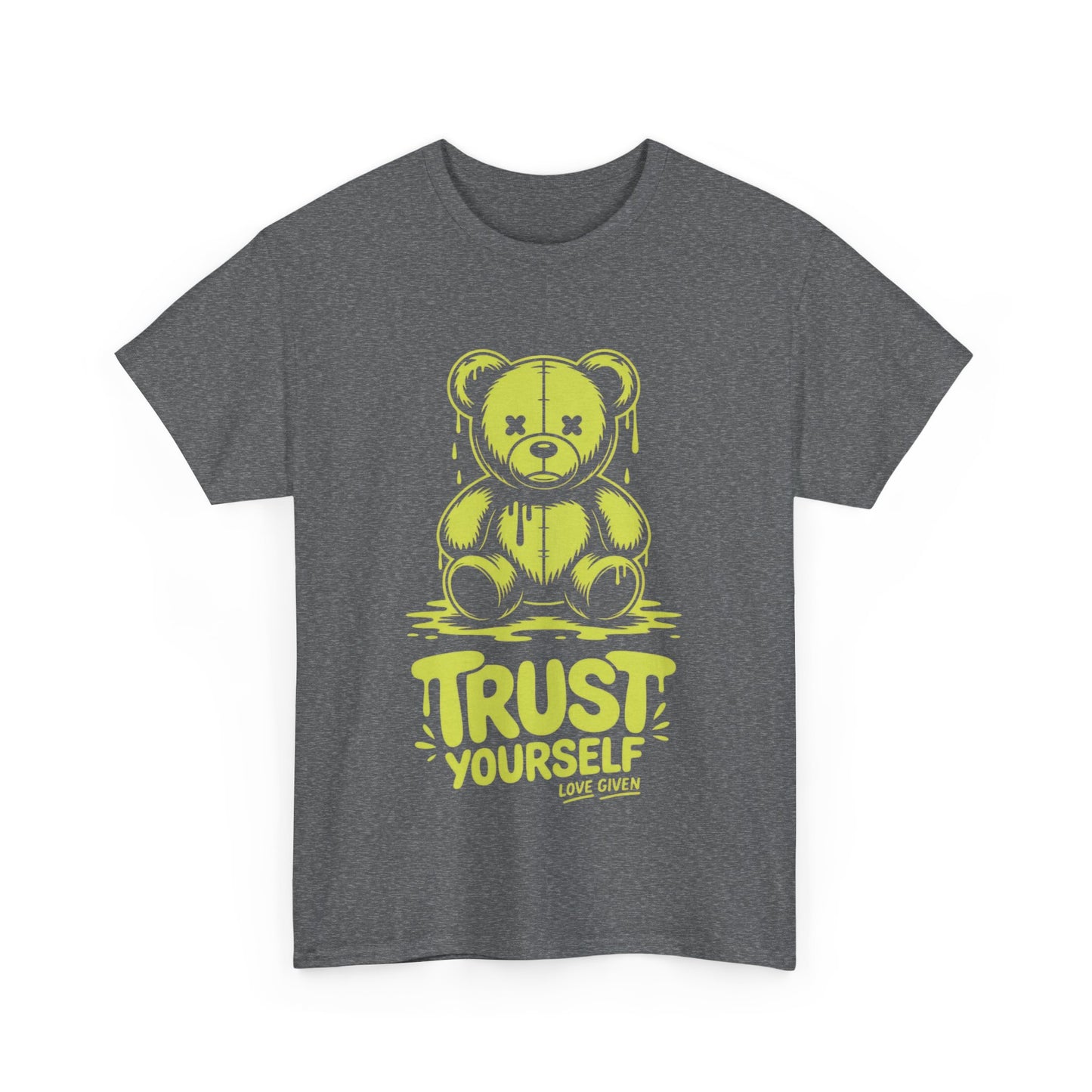 Trust Yourself Unisex Heavy Cotton Tee, Motivational Graphic T-Shirt, Casual Wear, Self-Love Gift, Inspirational Apparel