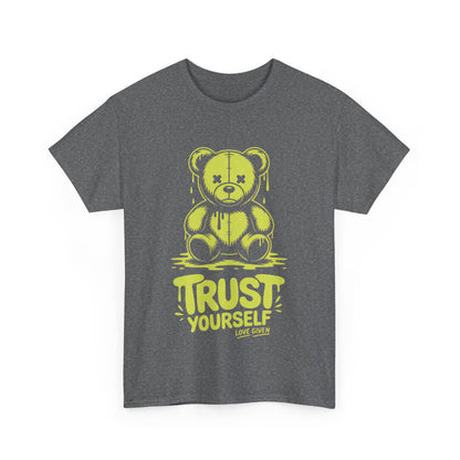 Trust Yourself Unisex Heavy Cotton Tee, Motivational Graphic T-Shirt, Casual Wear, Self-Love Gift, Inspirational Apparel