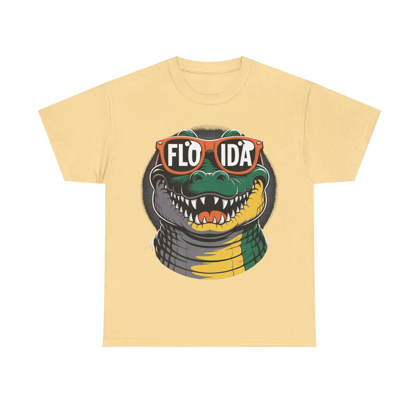 Florida Alligator Graphic Tee | Unisex Cotton Shirt, Summer Casual Wear, Gift for Florida Lovers, Beach Vibes, Fun Souvenir