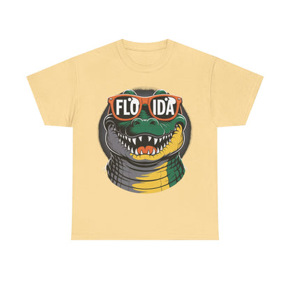 Florida Alligator Graphic Tee | Unisex Cotton Shirt, Summer Casual Wear, Gift for Florida Lovers, Beach Vibes, Fun Souvenir