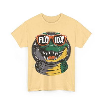 Florida Alligator Graphic Tee | Unisex Cotton Shirt, Summer Casual Wear, Gift for Florida Lovers, Beach Vibes, Fun Souvenir