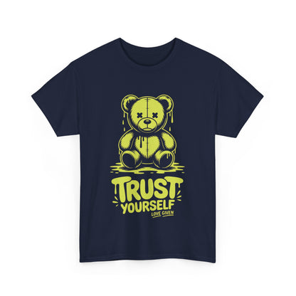 Trust Yourself Unisex Heavy Cotton Tee, Motivational Graphic T-Shirt, Casual Wear, Self-Love Gift, Inspirational Apparel