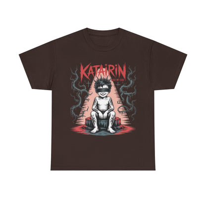 Katairin Heavy Cotton Tee | Unisex Graphic T-Shirt, Gothic Style Apparel, Alternative Fashion, Casual Wear, Unique Gift Idea