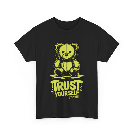 Trust Yourself Unisex Heavy Cotton Tee, Motivational Graphic T-Shirt, Casual Wear, Self-Love Gift, Inspirational Apparel