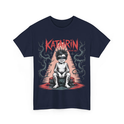 Katairin Heavy Cotton Tee | Unisex Graphic T-Shirt, Gothic Style Apparel, Alternative Fashion, Casual Wear, Unique Gift Idea