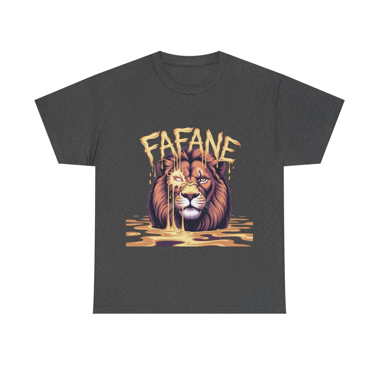 Majestic Lion Graphic Tee | Unisex Heavy Cotton Shirt, Animal Lover Gift, Unique Casual Wear, Streetwear, Graphic T-Shirt