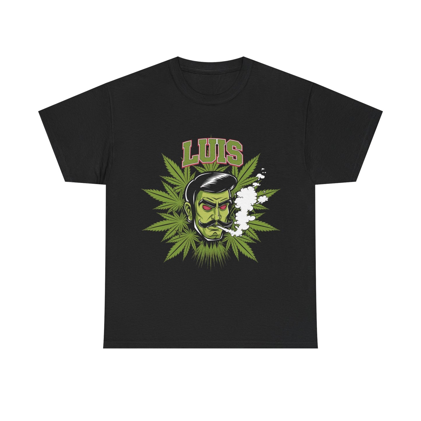 Unisex Graphic Tee with 'LUIS' Design, Vintage Style, Cannabis-Inspired Fashion, Gift for Him, Streetwear, Casual Everyday Wear