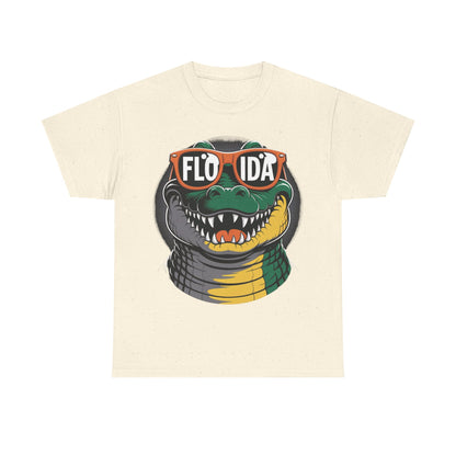 Florida Alligator Graphic Tee | Unisex Cotton Shirt, Summer Casual Wear, Gift for Florida Lovers, Beach Vibes, Fun Souvenir