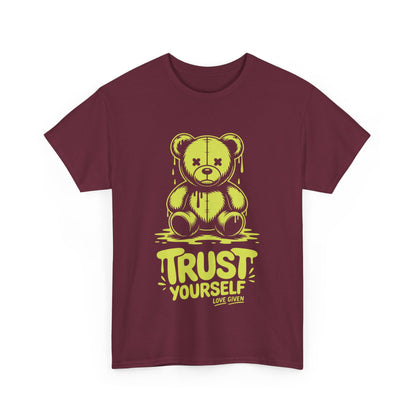 Trust Yourself Unisex Heavy Cotton Tee, Motivational Graphic T-Shirt, Casual Wear, Self-Love Gift, Inspirational Apparel
