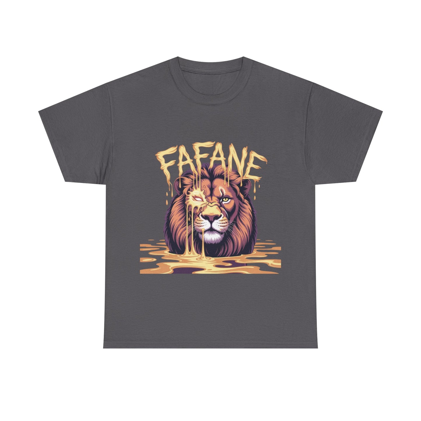 Majestic Lion Graphic Tee | Unisex Heavy Cotton Shirt, Animal Lover Gift, Unique Casual Wear, Streetwear, Graphic T-Shirt