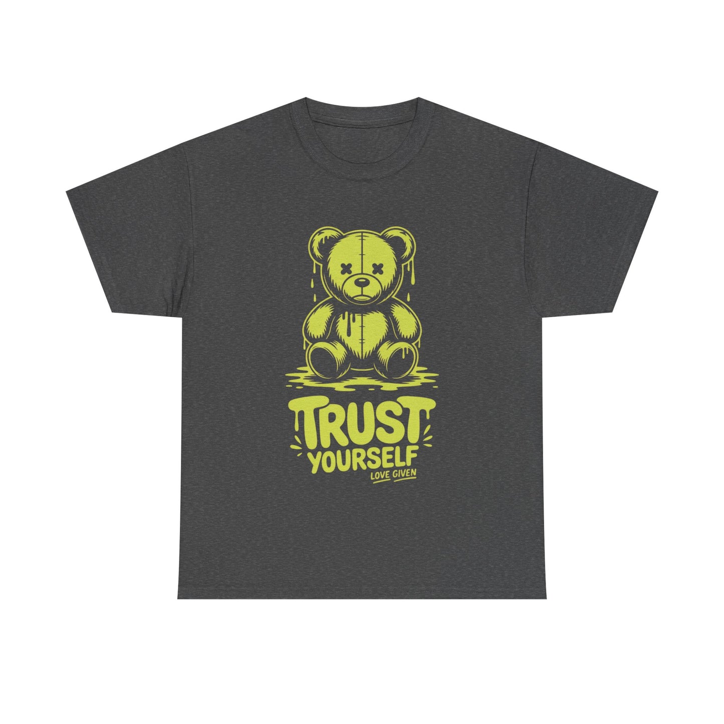 Trust Yourself Unisex Heavy Cotton Tee, Motivational Graphic T-Shirt, Casual Wear, Self-Love Gift, Inspirational Apparel