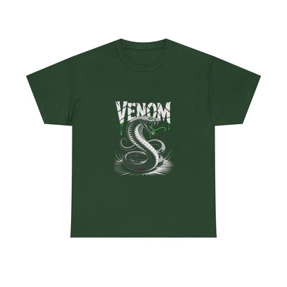 Venom Graphic Unisex Heavy Cotton Tee, Gamer Gift, Halloween Costume Tee, Casual Streetwear, Comic Lovers Apparel