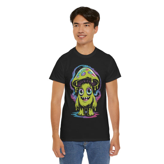 Glow-in-the-Dark Monster Tee, Quirky Graphic Shirt, Fun Gift for Kids, Halloween Costume, Streetwear Fashion