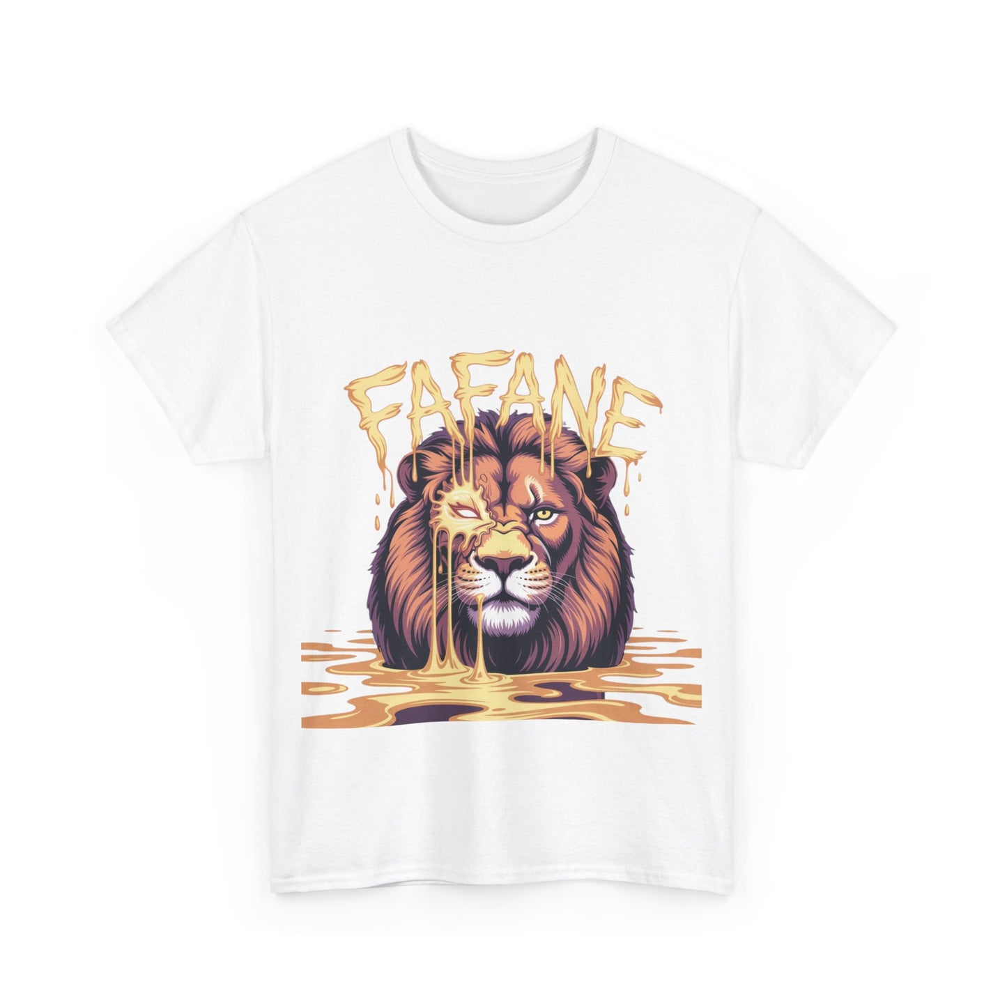 Majestic Lion Graphic Tee | Unisex Heavy Cotton Shirt, Animal Lover Gift, Unique Casual Wear, Streetwear, Graphic T-Shirt
