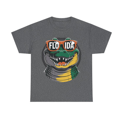 Florida Alligator Graphic Tee | Unisex Cotton Shirt, Summer Casual Wear, Gift for Florida Lovers, Beach Vibes, Fun Souvenir