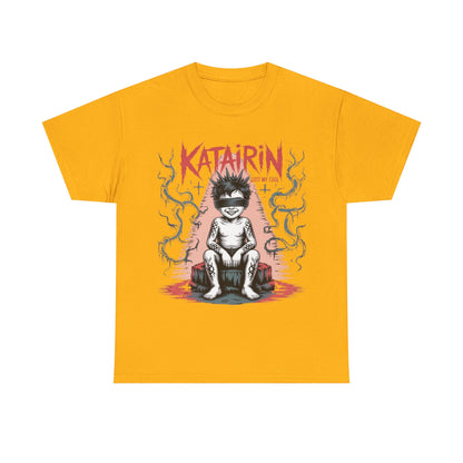 Katairin Heavy Cotton Tee | Unisex Graphic T-Shirt, Gothic Style Apparel, Alternative Fashion, Casual Wear, Unique Gift Idea