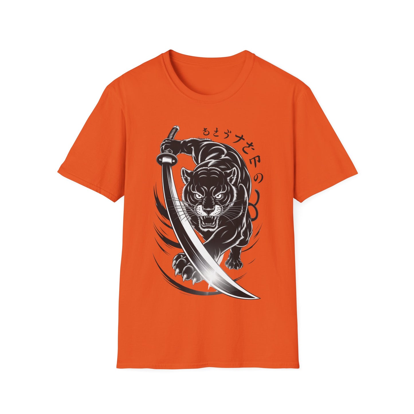 Fierce Panther Graphic Tee, Unisex Softstyle T-Shirt, Animal Lover Gift, Casual Wear, Black Panther Art, Stylish T-Shirt