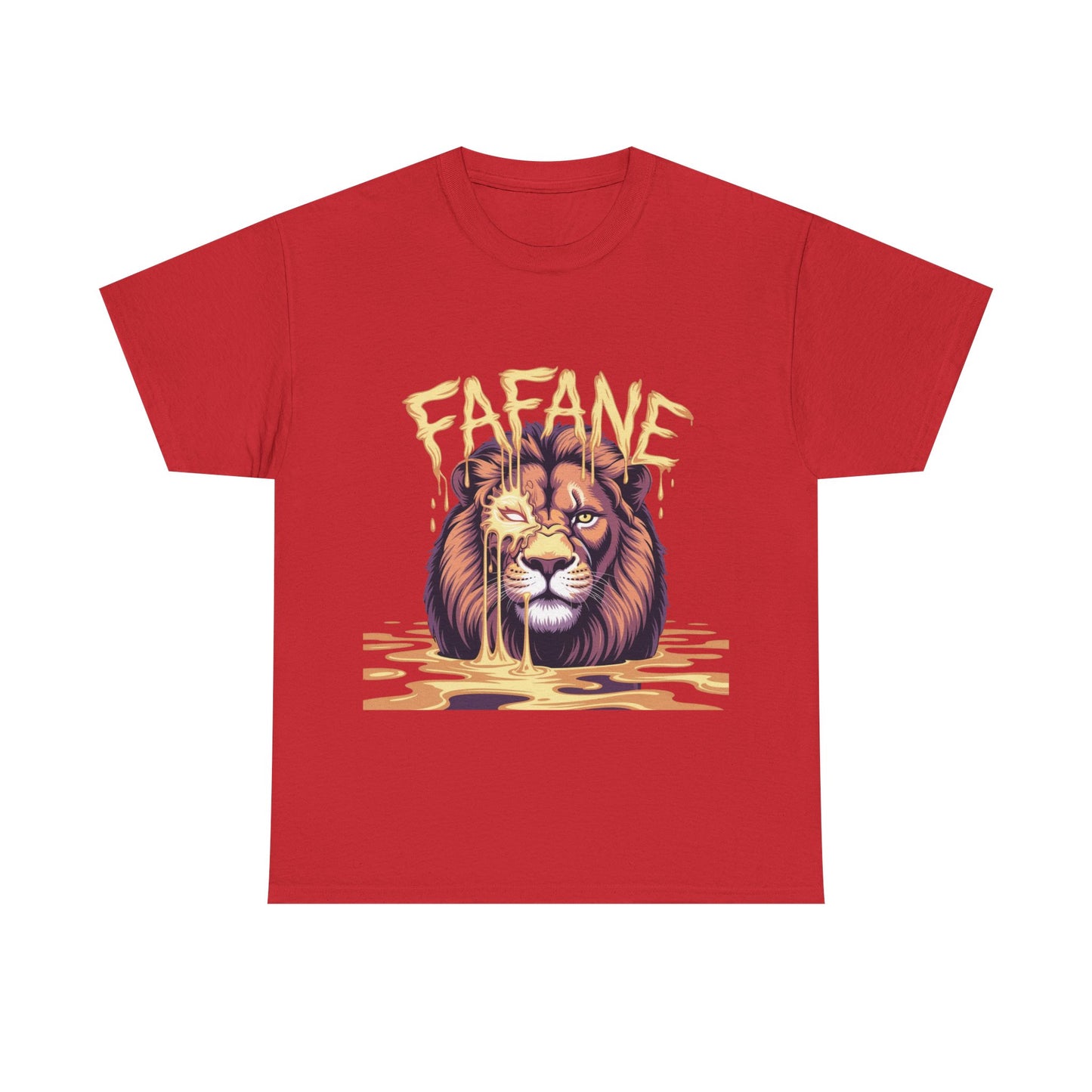Majestic Lion Graphic Tee | Unisex Heavy Cotton Shirt, Animal Lover Gift, Unique Casual Wear, Streetwear, Graphic T-Shirt
