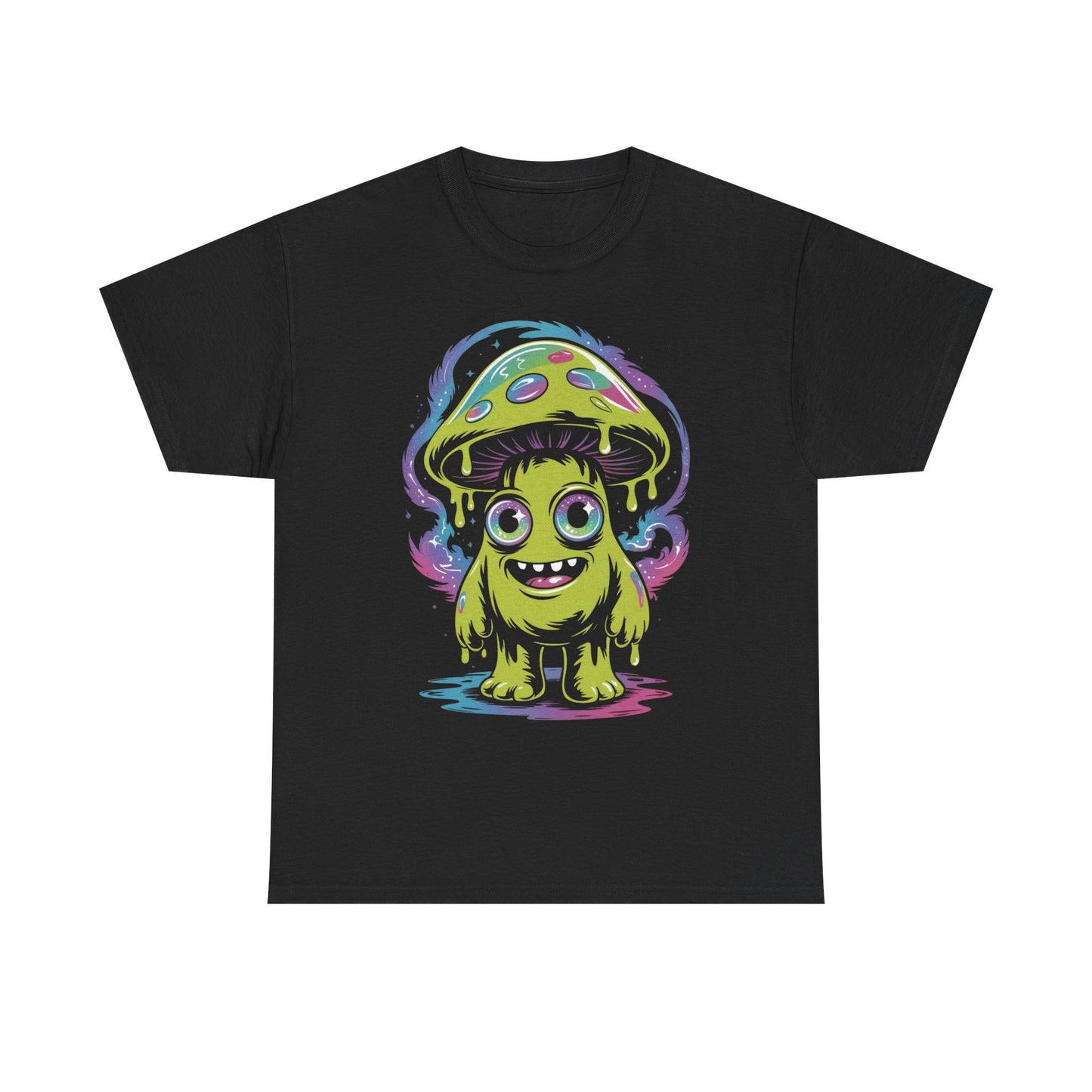 Glow-in-the-Dark Monster Tee, Quirky Graphic Shirt, Fun Gift for Kids, Halloween Costume, Streetwear Fashion