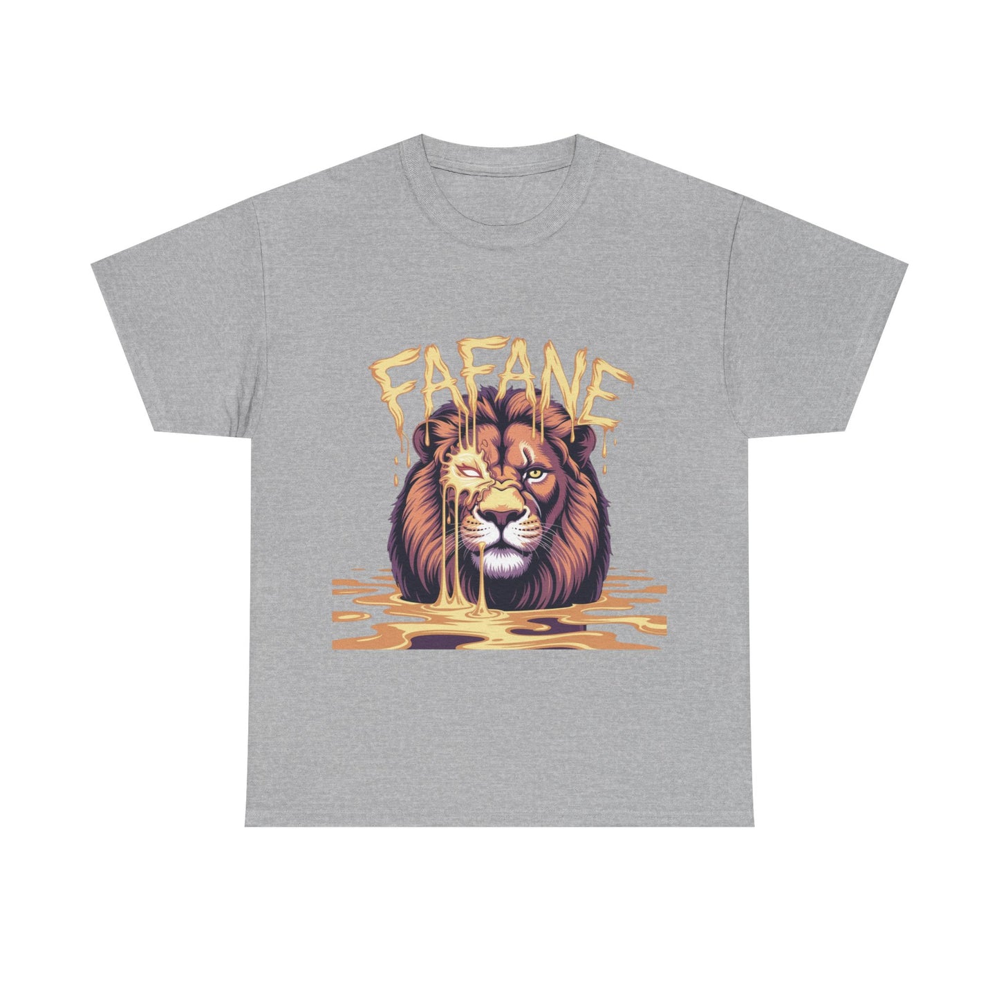 Majestic Lion Graphic Tee | Unisex Heavy Cotton Shirt, Animal Lover Gift, Unique Casual Wear, Streetwear, Graphic T-Shirt