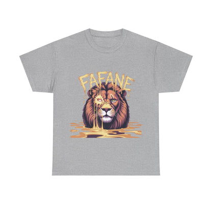 Majestic Lion Graphic Tee | Unisex Heavy Cotton Shirt, Animal Lover Gift, Unique Casual Wear, Streetwear, Graphic T-Shirt